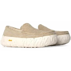 Homme Ugg Mocassins^Chaussures en Velours de Cuir Ascot Wrap Tech beiges