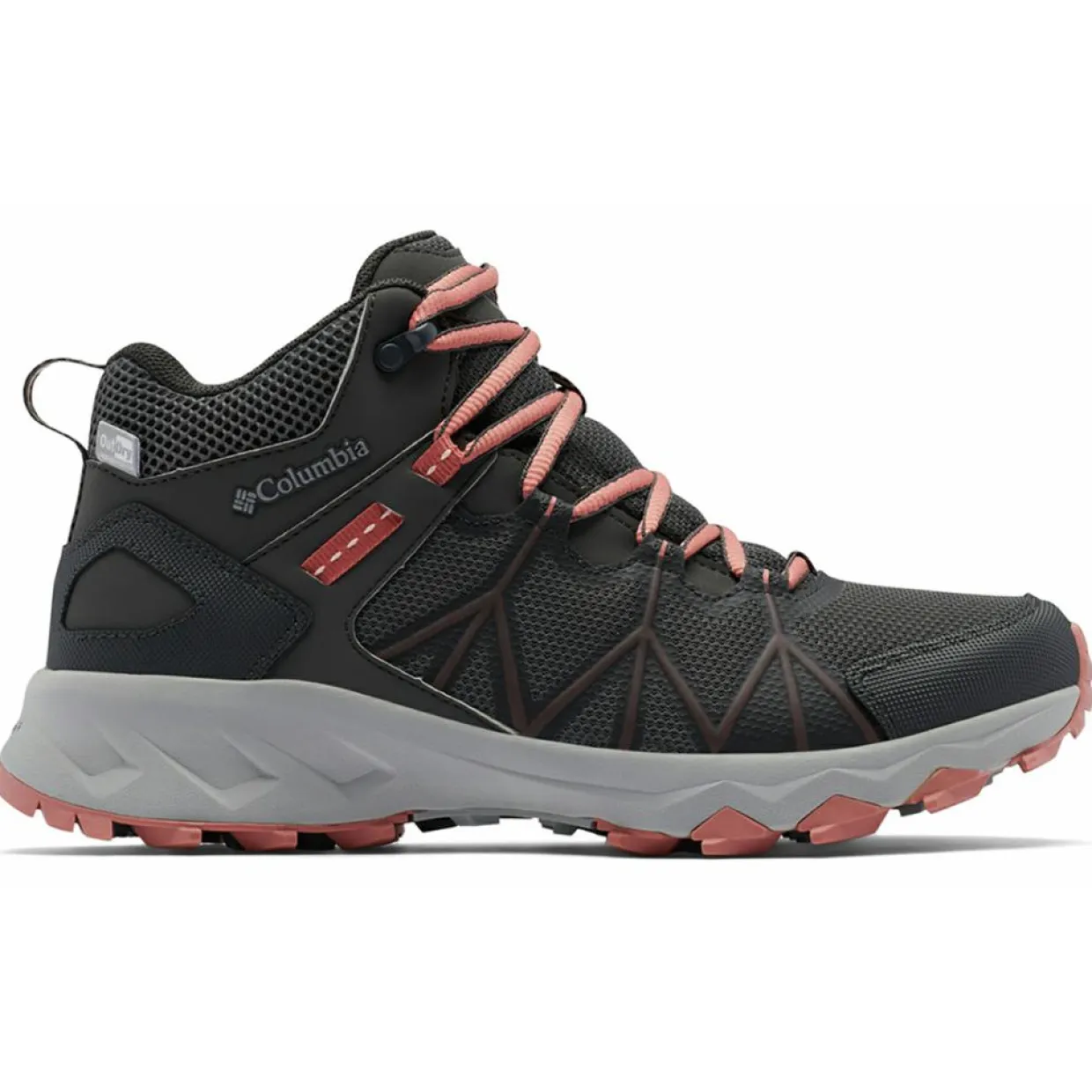 Femme Columbia Baskets^Chaussures hiking Peakfreak Ii Mid Outdry grises