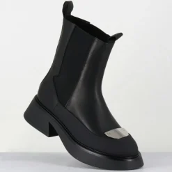 Femme Garrice Lab Bottines^Chelsea Boots en Cuir bike noires