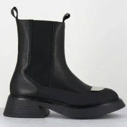 Femme Garrice Lab Bottines^Chelsea Boots en Cuir bike noires