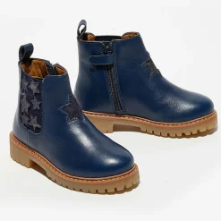 Enfant Apologie Fille^Chelsea boots en Cuir Boutchou marine