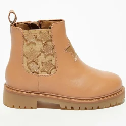 Enfant Apologie Fille^Chelsea boots en Cuir Boutchou camel