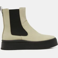 Chelsea Boots en Cuir écrues-Vagabond Hot
