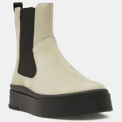 Chelsea Boots en Cuir écrues-Vagabond Hot
