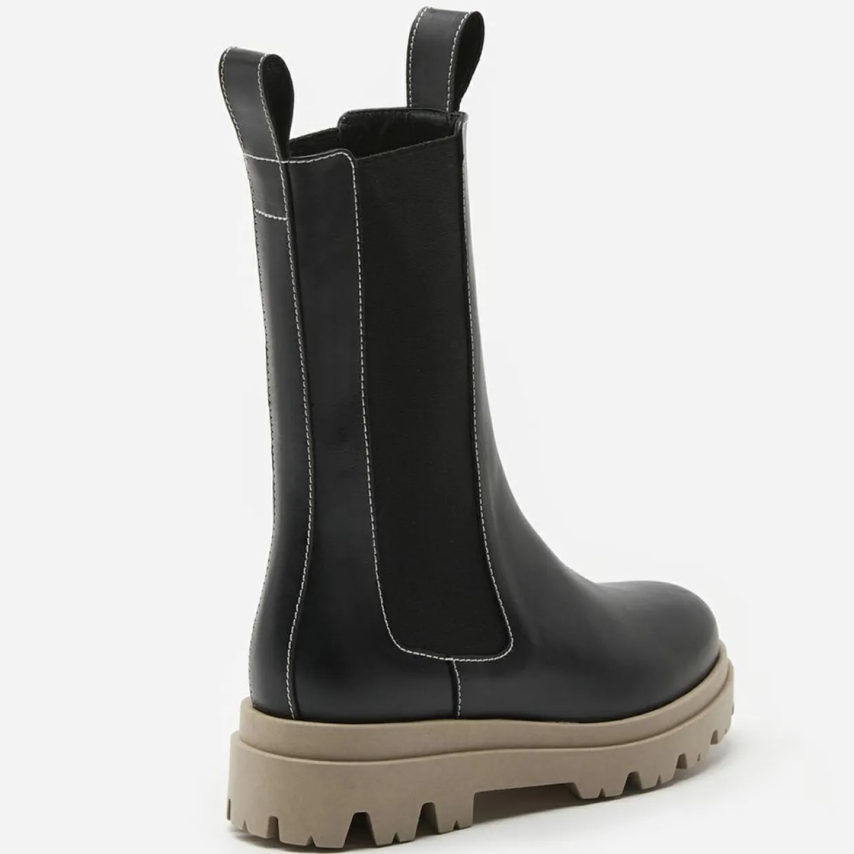 Chelsea boots en Cuir Lia noires-Flattered Outlet