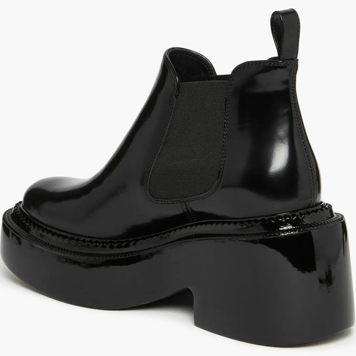 Chelsea boots en Cuir Montresor noires - Talon 6 cm-Sonia Rykiel