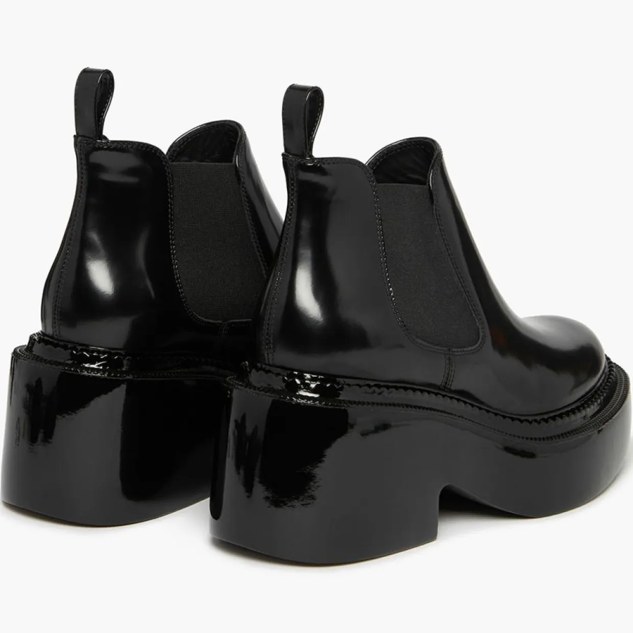 Chelsea boots en Cuir Montresor noires - Talon 6 cm-Sonia Rykiel
