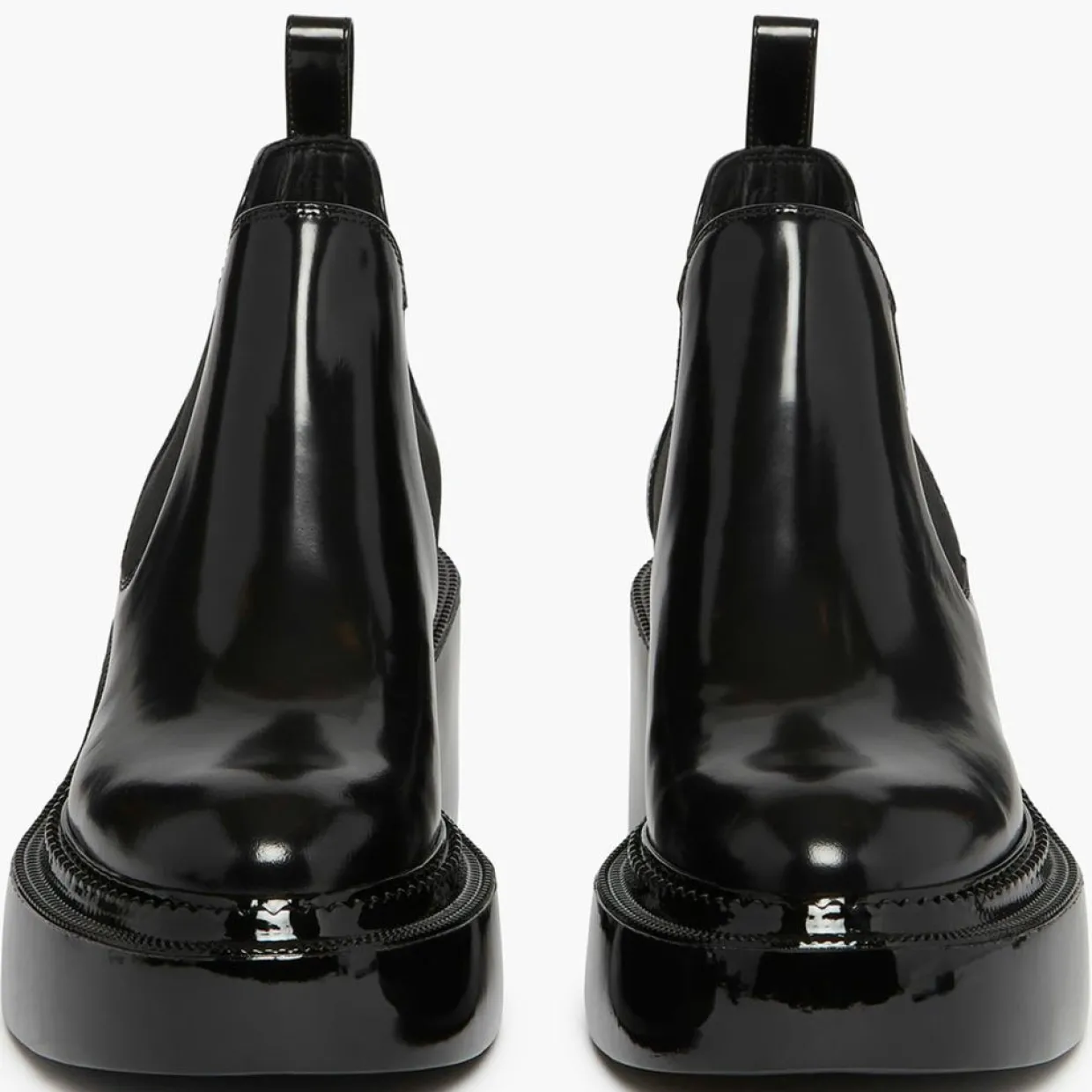 Chelsea boots en Cuir Montresor noires - Talon 6 cm-Sonia Rykiel