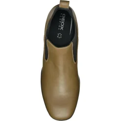 Chelsea Boots en Cuir Teulada olive/noir - Talon 9.5 cm-Geox Best