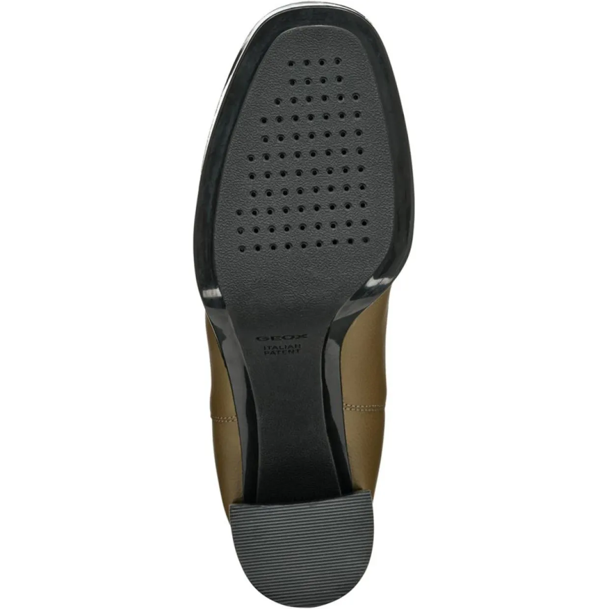 Chelsea Boots en Cuir Teulada olive/noir - Talon 9.5 cm-Geox Best