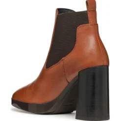 Chelsea Boots en Cuir Teulada brandy/coffee - Talon 9.5 cm-Geox Online