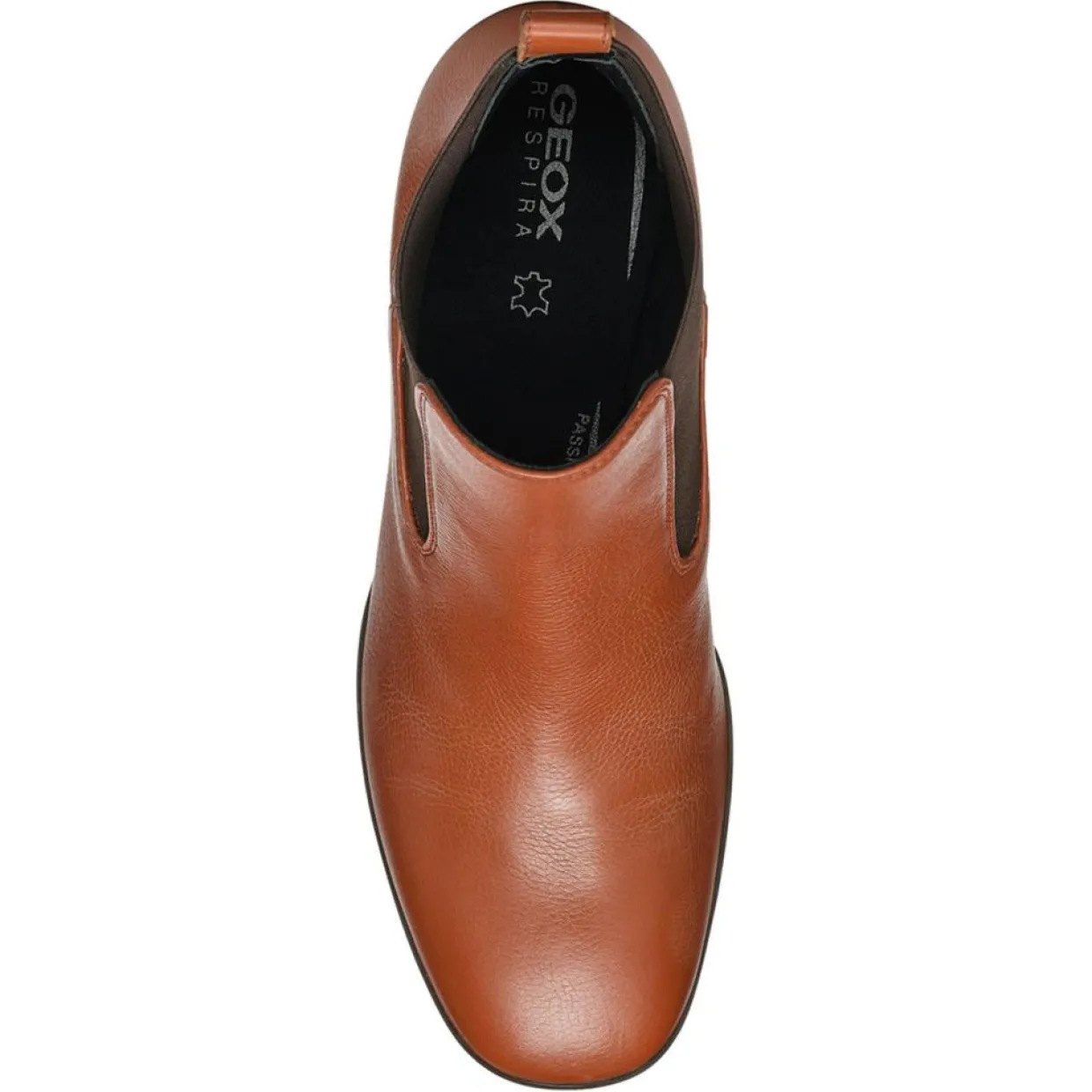 Chelsea Boots en Cuir Teulada brandy/coffee - Talon 9.5 cm-Geox Online