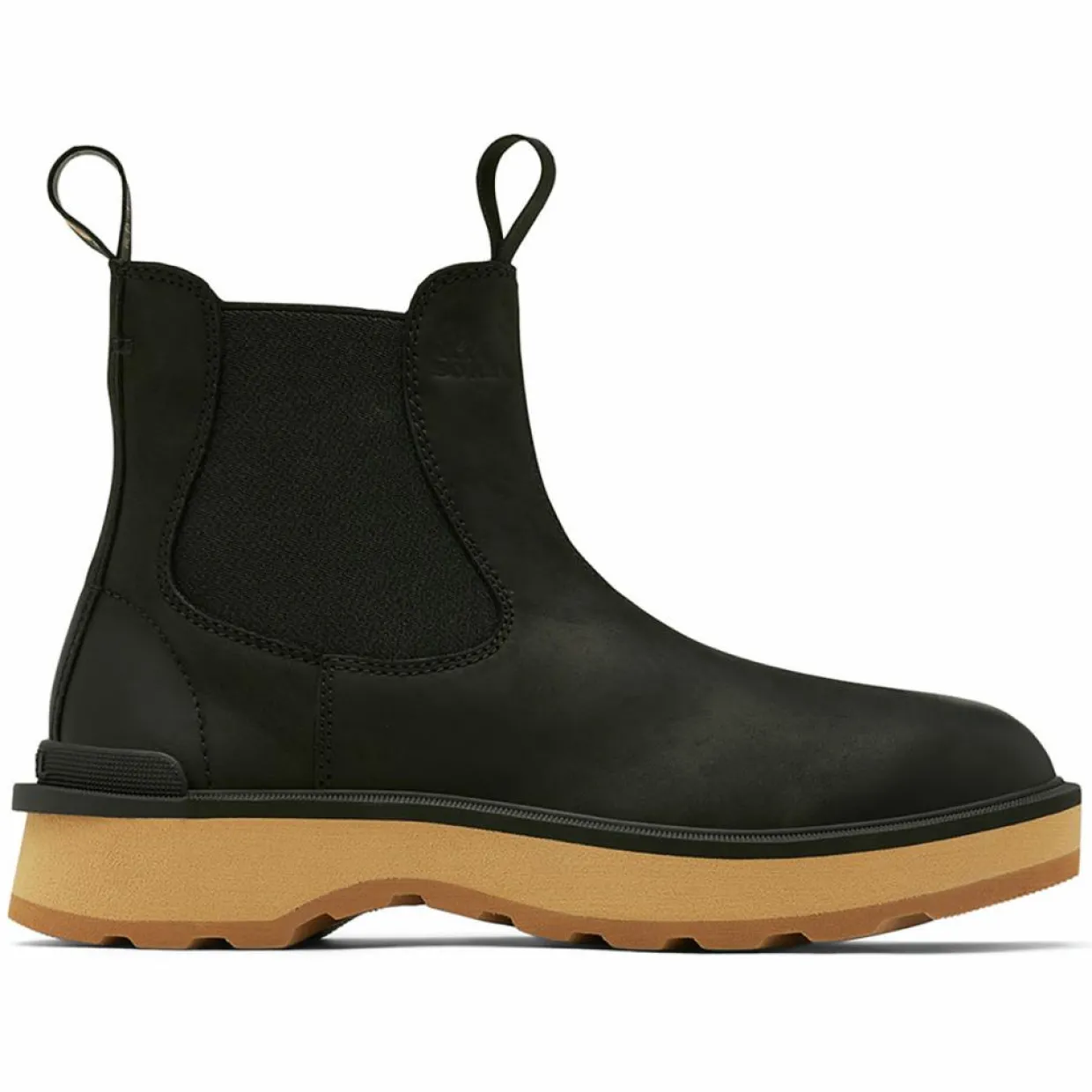 Femme Sorel Bottines^Chelsea boots en Velours de Cuir Hi-Line noires