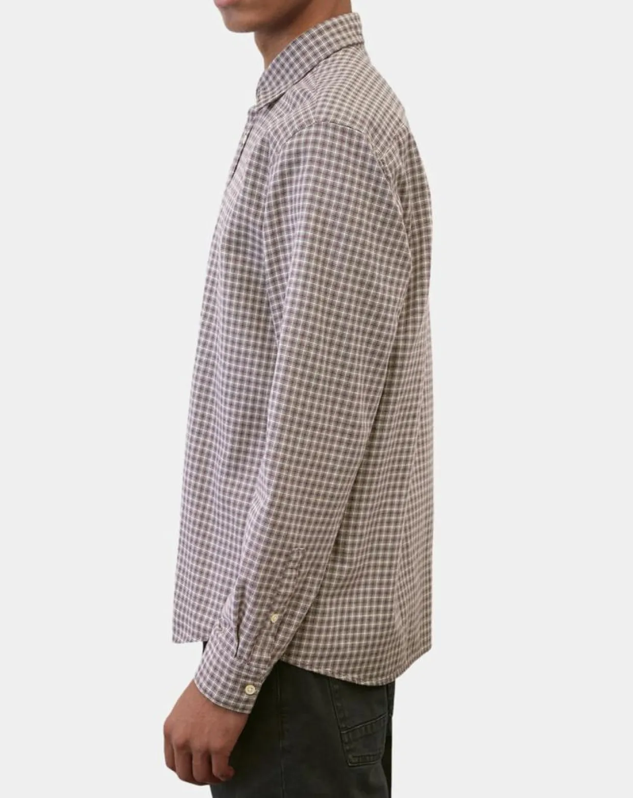 Chemise 100% Coton Bio Regular Fit multicroix blanc/violet-Marc O'Polo Online