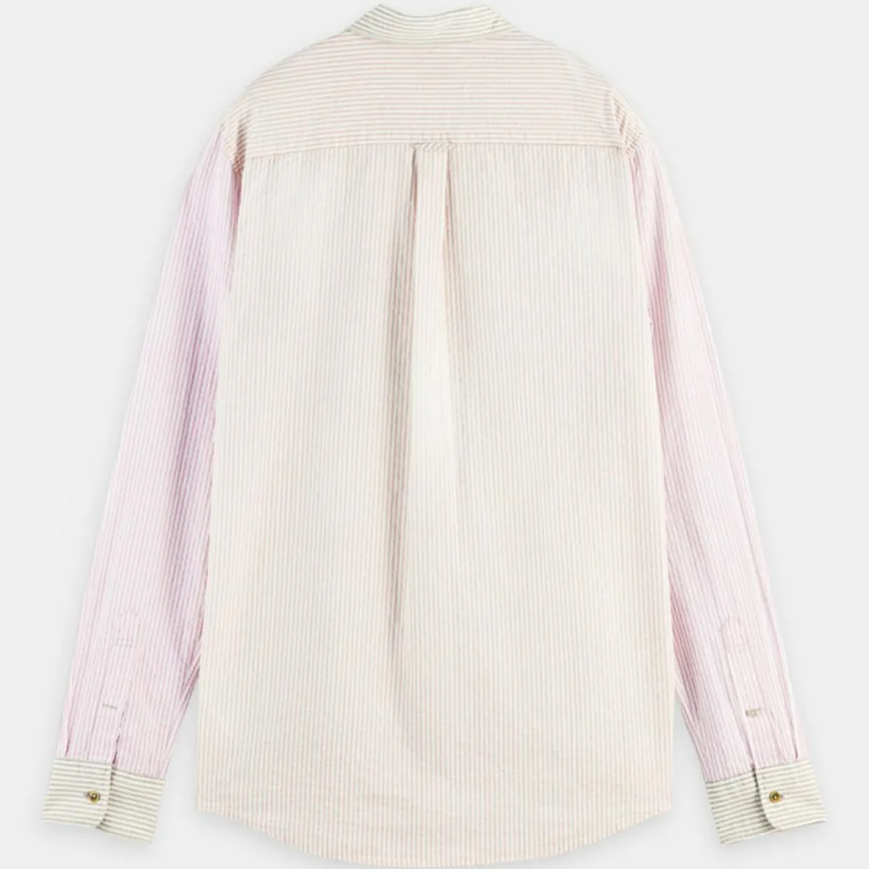 Homme Scotch & Soda Chemises^Chemise 100% Coton Bio Regular Fit Seersuck à rayures rose/beige