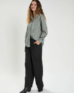 Femme The Korner Chemises^Chemise Emy bleu/crème