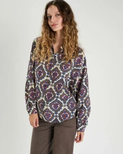 Chemise Inaya multicolore-The Korner Sale