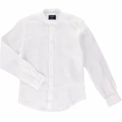 Enfant Hackett London Garçon^Chemise 100% Lin blanche - T.9/15A