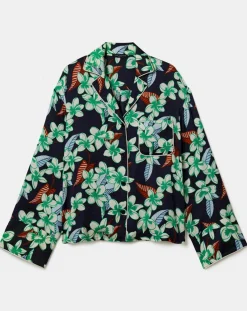 Chemise à motif fleurs nocturne-Tara Jarmon Clearance