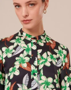Femme Tara Jarmon Chemises^Chemise à motif fleurs nocturne