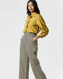 Chemise Perrine jaune-The Korner Outlet