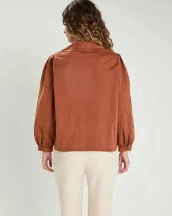 Chemise Perrine marron-The Korner Sale