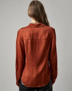 Chemise à Poche orange-Marc O'Polo Discount