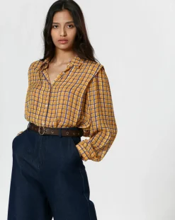Femme The Korner Chemises^Chemise Romane jaune