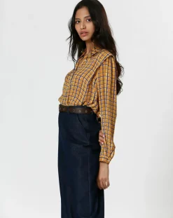 Femme The Korner Chemises^Chemise Romane jaune