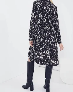 Femme See u Soon Chemises^Chemise Acacia tachetée noire