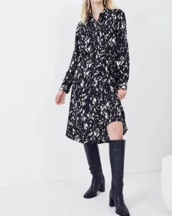 Femme See u Soon Chemises^Chemise Acacia tachetée noire