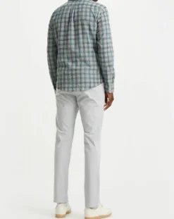 Chemise Alpha Icon Slim Fit à carreaux bleu/gris-Dockers Sale