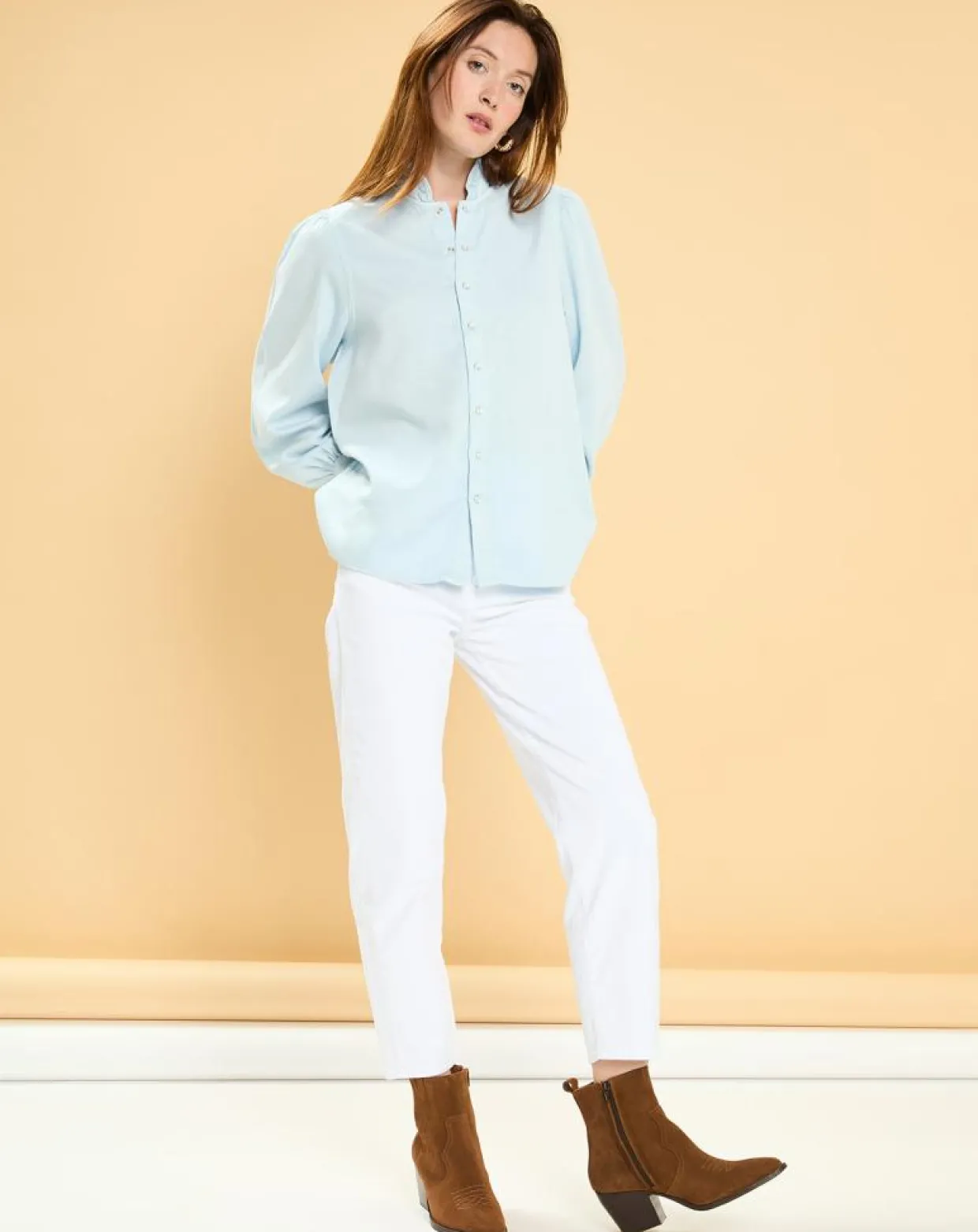 Femme Acquaverde Chemises^Chemise Arielle cloud