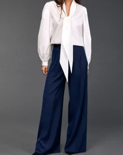 Chemise Azami rayée blanche-Lauren Vidal Discount