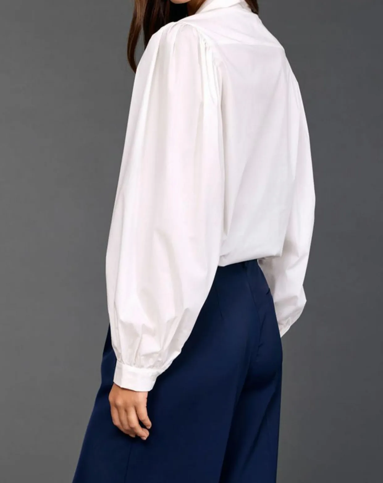 Chemise Azami rayée blanche-Lauren Vidal Discount