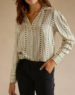 Femme Belair Tops Et Blouses^Chemise Babou imprimée écrue