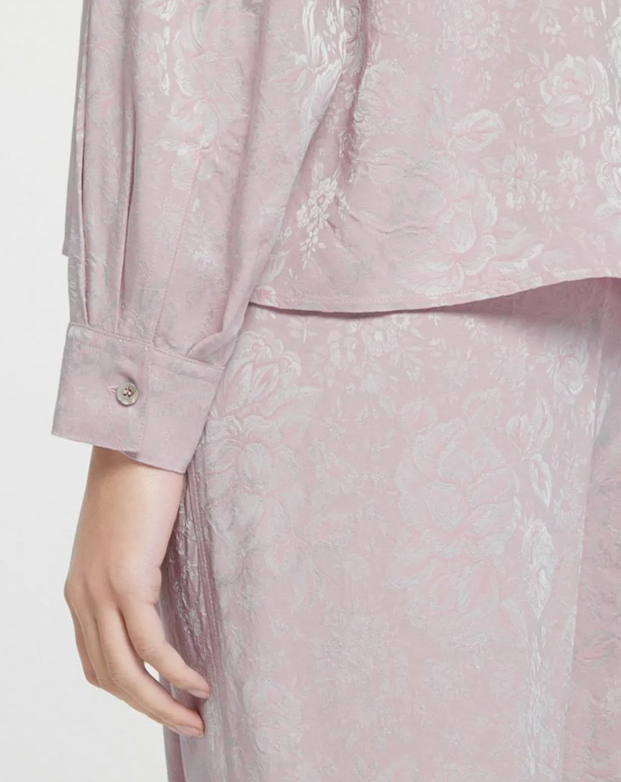 Chemise Boxy Jacquard mauve-Forte forte New