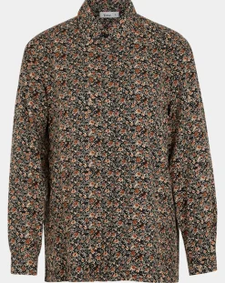 Chemise Camille à fleurs multicolore-Yerse Discount