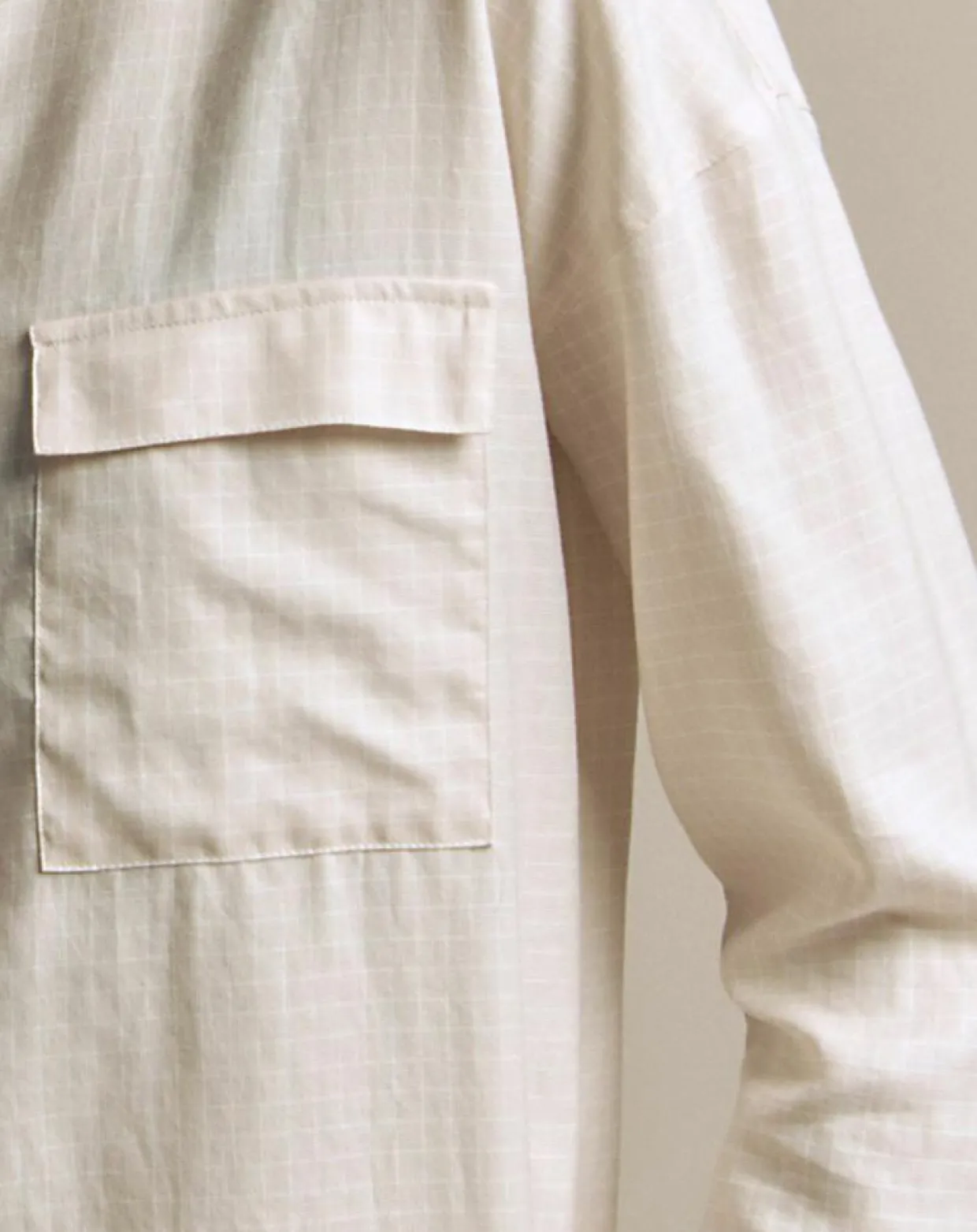 Femme Devernois Chemises^Chemise Canada à petits carreaux rose poudré