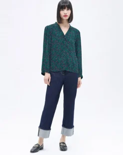Chemise Candy imprimée lagon-Caroll