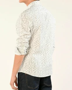 Chemise casual en Popeline Nala imprimée blanc/multicolore-Harris Wilson Outlet