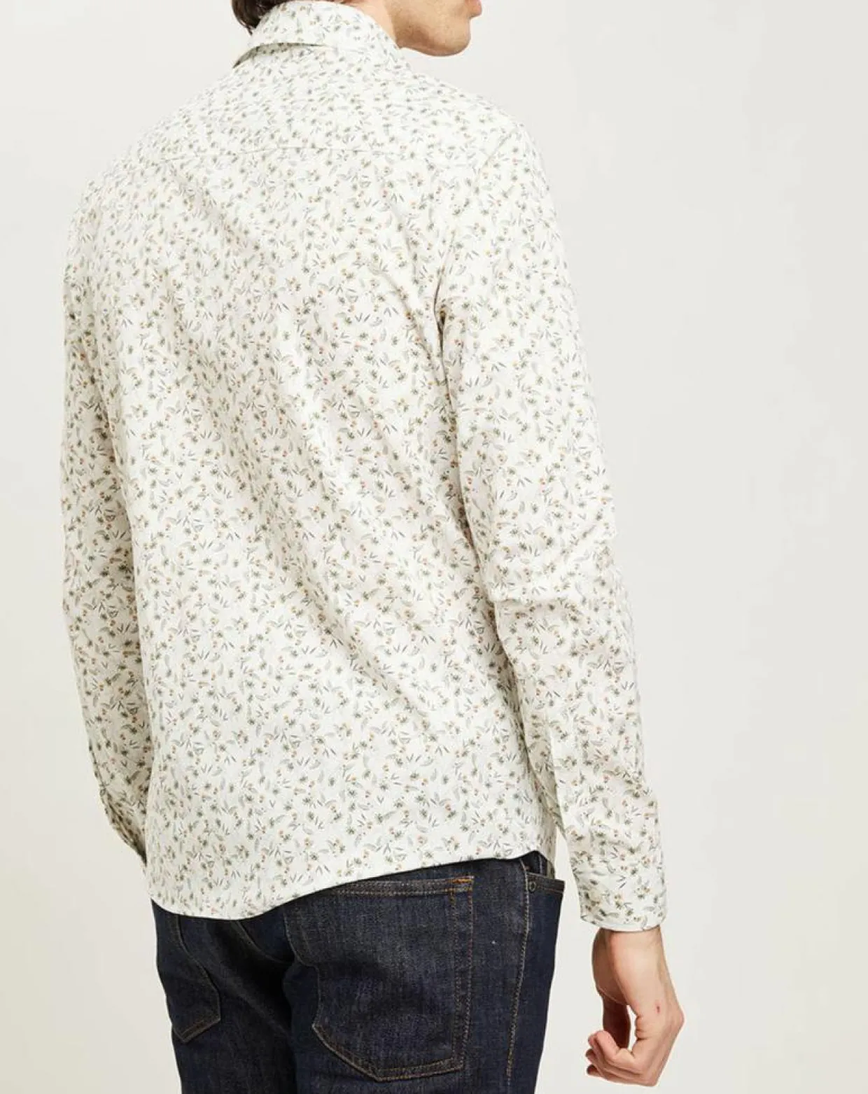 Chemise casual en Popeline Nala imprimée blanc/multicolore-Harris Wilson Outlet