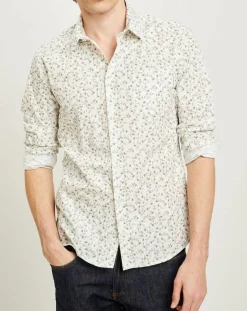 Chemise casual en Popeline Nala imprimée blanc/multicolore-Harris Wilson Outlet