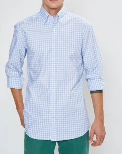 Homme Hackett London Chemises^Chemise Chiy Moyen 3D à carreaux bleue