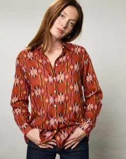 Chemise Cinema imprimée rouge-Hartford Best