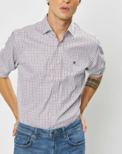 Chemise Classic Fit à carreaux blanc/rouge/bleu-Hackett London Hot