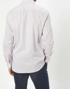 Chemise Classic Fit rayée rouge/bleu-Hackett London Outlet