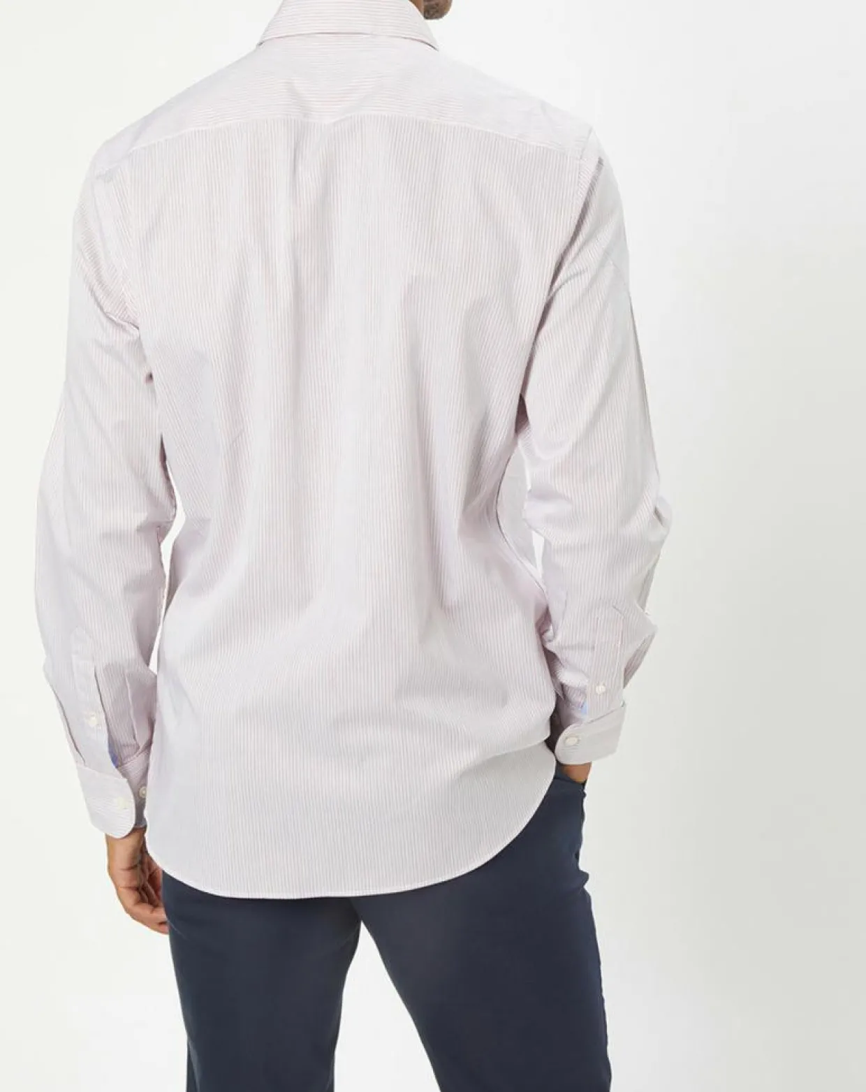 Chemise Classic Fit rayée rouge/bleu-Hackett London Outlet