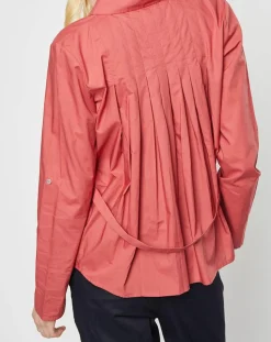 Chemise Claudia en Coton terracotta-Karl Marc John Best