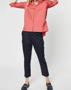 Chemise Claudia en Coton terracotta-Karl Marc John Best